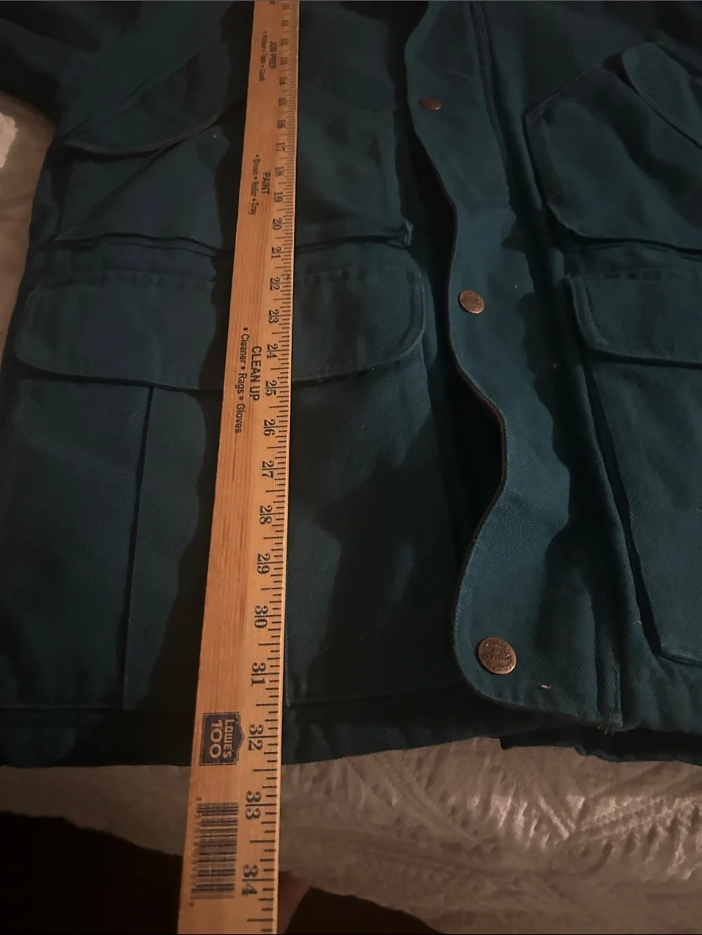 Vintage Town&Country M Men Utility Farm Field Canvas Plaid Flannel  Parka Jacket